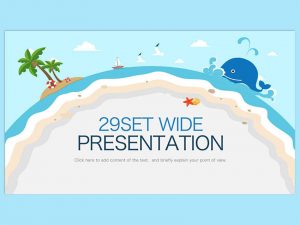 【WPS Presentation】【報告書】Summer story template