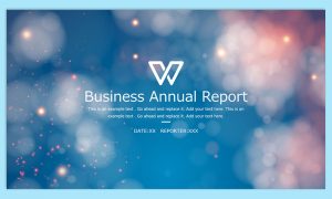 【WPS Presentation】[レポート]Business Annual Report