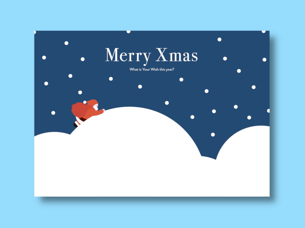 【WPS Writer】無料で使えるクリスマスカードのテンプレート