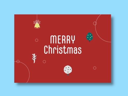 【WPS Writer】クリスマスカード