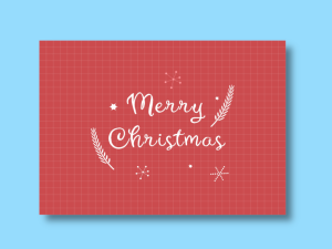 無料で使えるクリスマスカードのテンプレート