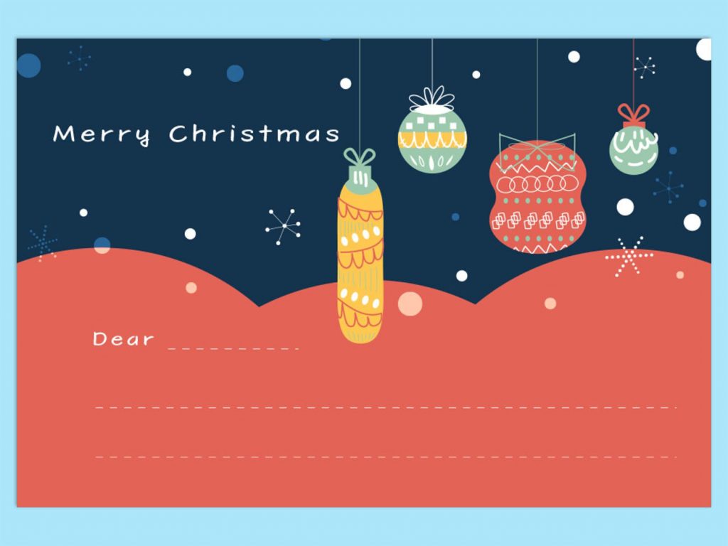 【WPS Presentation】無料で使えるテンプレート　クリスマスカード